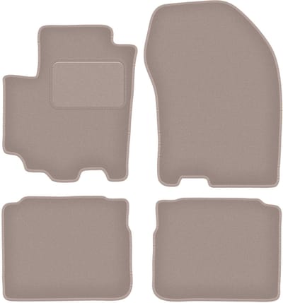 Beige velours vloermatten voor: Suzuki SX-4 S-Cross FL crossover (2018-)