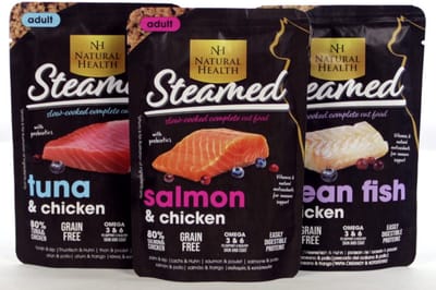 Natural Health Cat Steamed Catch of the day 12 x 85gr.