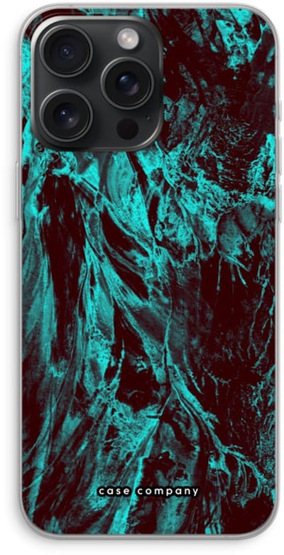 Case Company® - Hoesje geschikt voor iPhone 15 Pro Max hoesje - Ice Age - Soft Cover Telefoonhoesje - Bescherming aan alle Kanten en Schermrand