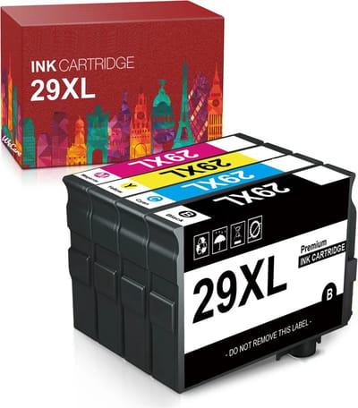 4-pack | Geschikt voor Epson 29 XL inktcartridges - T2991 / T2992 / T2993 / T2994 - XP-235 - XP-245 - XP-247 - XP-255 - XP-345 - XP-355 - XP-442 - XP-445 - XP-452 - XP-455