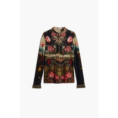 T-shirt met lange mouwen bedrukt vrouw Desigual