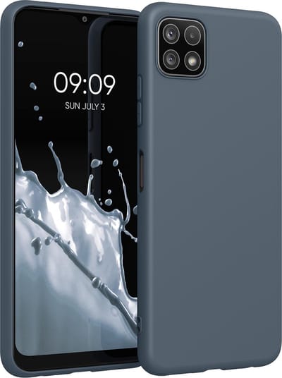 kwmobile telefoonhoesje geschikt voor Samsung Galaxy A22 5G - Hoesje voor smartphone - Back cover in leisteen