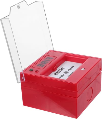Noodbrandknop - Alarm Schakelaar - Gebouw Beveiliging - Resetbaar Ontwerp - 9.1x10.3x5.5 cm - Meerkleurig