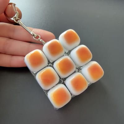 1-delige sleutelhanger met | Met decompressieknop | Leuke ontwerp, geschikt voor dagelijks gebruik en accessoire-Negen toetsenborden