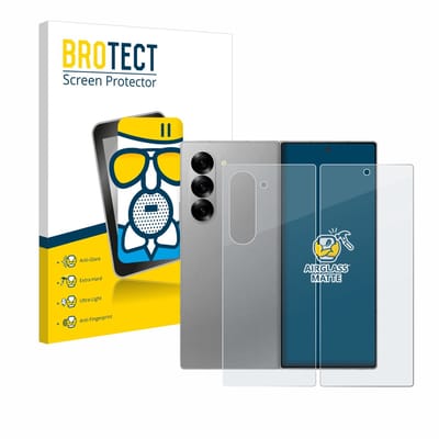 BROTECT - Screenprotector voor Samsung Galaxy Z Fold 6 5G (Voor+Achter) - Folie Beschermfolie Beschermglas matte