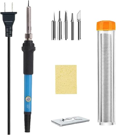 Geüpgraded Soldeerboutset met Instelbare Temperatuur en Accessoires voor Doe-Het-Zelf Projecten