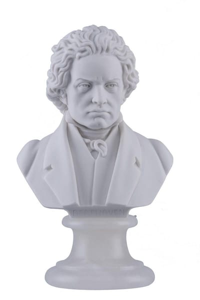 Music Gifts - Albast borstbeeld Ludwig van Beethoven 15 cm