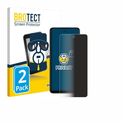 BROTECT - privacy screenprotector voor Philips S7710 Omni 10 - Folie Beschermfolie Blauwlichtfilter 2 Stuks