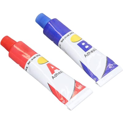 20 Jeux Colle de Réparation Métallique Colle Acide Acrylique Séchage Rapide Haute Résistance Adhésif AB pour Voiture Moteur blue