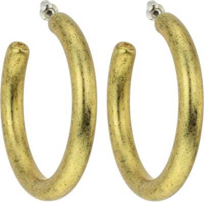 Behave - Dames oorringen goudkleur retro stijl 4,5 cm boho chique