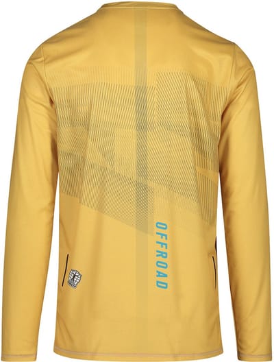 BIORACER Off-Road - Fietsshirt WinterTussenseizoen - Heren - Sahara - LangeMouw - Ademend&Duurzaam - Maat L