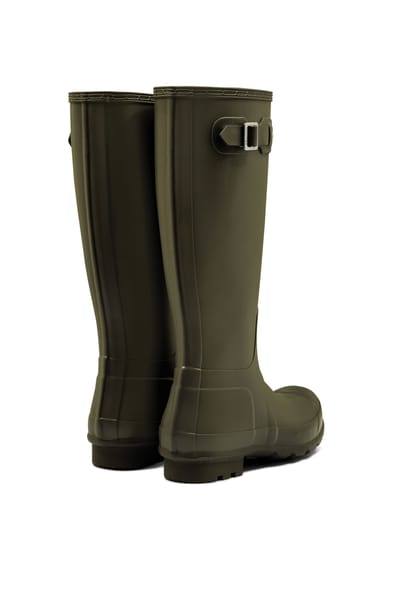 Hunter - Regenlaarzen voor heren - Original Tall Wellington - Olijfgroen - maat 42EU