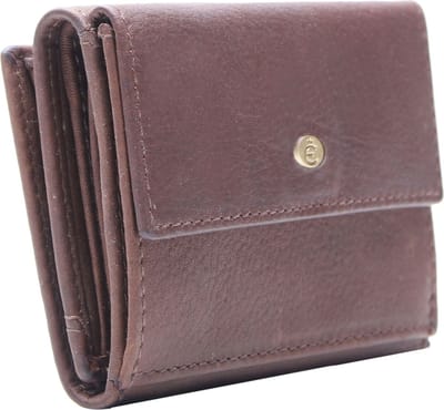 Esquire Leren Portemonnee Chicago Wallet Brown Donkerbruin