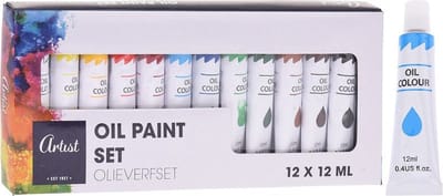 Olieverf set 12 ml 12 stuks Artist