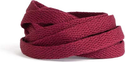 GBG Sneaker Veters 120CM - Bordeaux Rood - Bordeaux Red - Schoenveters - Laces - Platte Veter - o.a. geschikt voor Asics, New Balance, Nike
