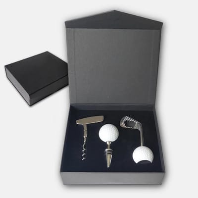 Dailygoods- Flesopener Set - Golfvormige Kurkentrekker - Bieropener - Wijnflesopener - Wijnflesstopper - Duurzaam Zinklegering Materiaal