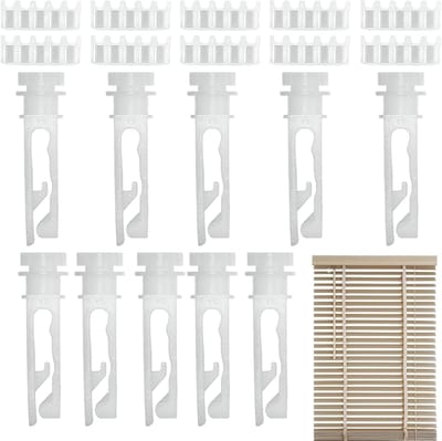 Verticale Jaloezie Onderdelen - Rolgordijn Accessoires - Raambekleding Reparatie - Stille Werking - 10 Sets - Niet gespecificeerd