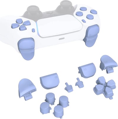 Controller Knoppen Set - Vervangende Knoppen - Controller Personaliseren - Precisie Pasvorm - 1 cm - Licht Violet