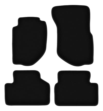BASIC zwarte veloursmatten voor: Volvo 740 / 760 sedan, stationwagen (1984-1991)