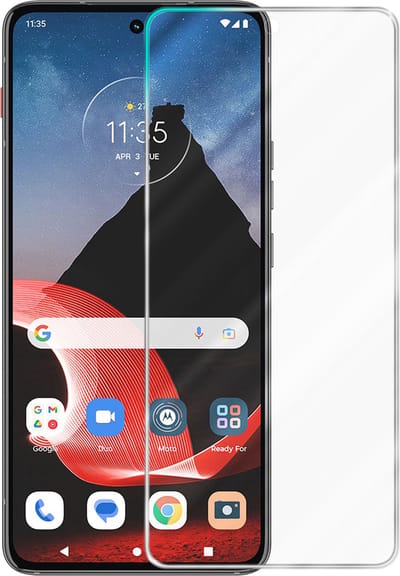 Cadorabo Screenprotector geschikt voor Motorola ThinkPhone - Pantser film Beschermende film in KRISTALHELDER Geharde (Tempered) display beschermglas in 9H hardheid met 3D Touch