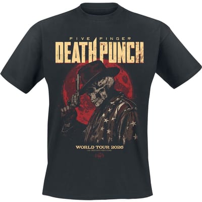 Five Finger Death Punch T-shirt - Moon Mock Up 2 - S tot 5XL - voor Mannen - zwart