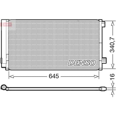 Condensator, airconditioning DENSO DCN06020