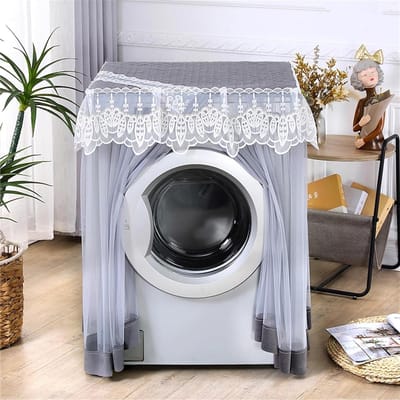 Wasmachinehoes Kant - Drogerhoes Beschermer - Apparaat Beschermen - Universele Pasvorm - 60x60x80 cm - E