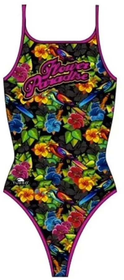 Turbo Flowers Paradise Zwemkleding Veelkleurig 2XL Vrouw