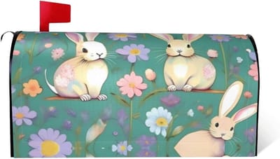 Brievenbusdecoratie - Brievenbushoes - Tuin Decoratie - Magnetische Bevestiging - 45 x 53 cm - Zwart