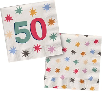 Folat - Servetten - Starburst 50 (20 stuks) - 33 x 33 cm