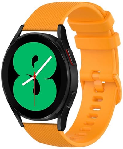 By Qubix - Geschikt voor Garmin bandje - 18mm - Geschikt voor Garmin Venu 4 - 41mm - Sportband met motief - Oranje