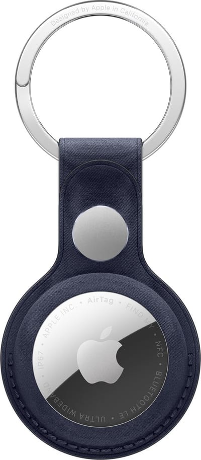 Apple AirTag FineWoven Key Ring (Zonder AirTag ) – Navy