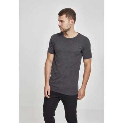Urban Classics - Fitted Stretch Heren T-shirt - 2XL - Grijs