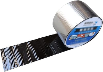 Reparatietape voor daken - Zelfklevende afdichting - Lekkages dichten - Allweather patch - 0.2x5m - Aluminium