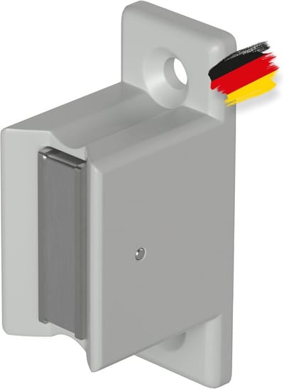 Crankhouder voor zwengelstang - wandhouder voor rolluiken met magnetische handgreep - gaatafstand 35 mm - geschikt voor 12 tot 17 mm