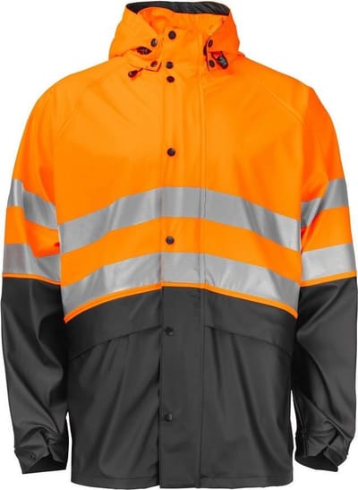 ProJob 6431 SIGNALISATIEREGENJAS EN ISO 20471 KLASSE 3 646431 - Oranje/Zwart - XS