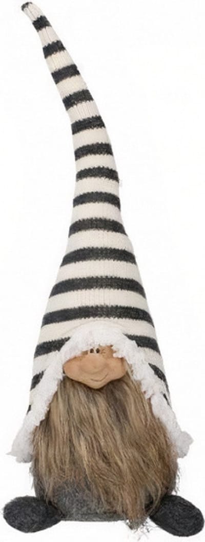Grundig Kabouter Junior 33 Cm Pluche Grijs/beige