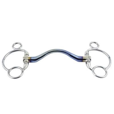 Pessoa paardenbit Trust Sweet Iron 2,5 Eggbutt Medium Port 16