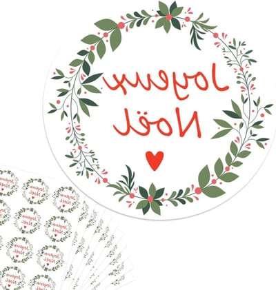 120 Stuks Kerst Stickers voor Cadeaus, Verpakkingen en Wenskaarten - Feestelijke Labels en Pendants