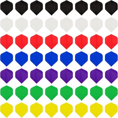Dart Flights - Vleugels Dartpijlen - Dart Spel - 56 Stuks Set - 436 x 35 cm - Meerkleurig