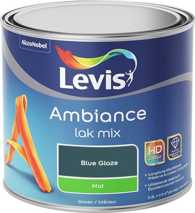 Levis - Ambiance Lak Mat Mix - Blue Glaze - Mengverf - 0,5 L