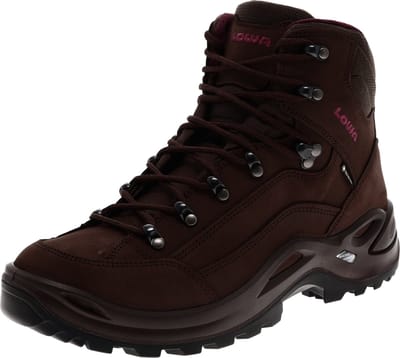 Lowa Renegade Goretex Mid Wandelschoenen Bruin EU 38 Vrouw