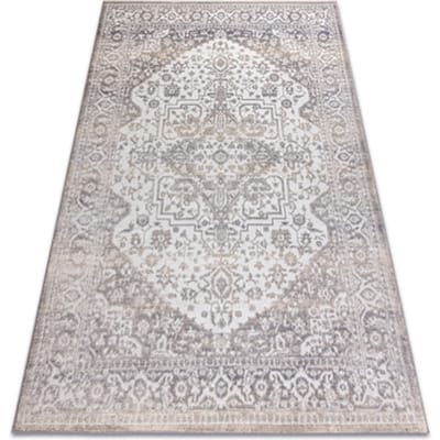 Kleden Rugsx Tapijt AURA J2818 grijs / lichtbeige - 80x150 cm