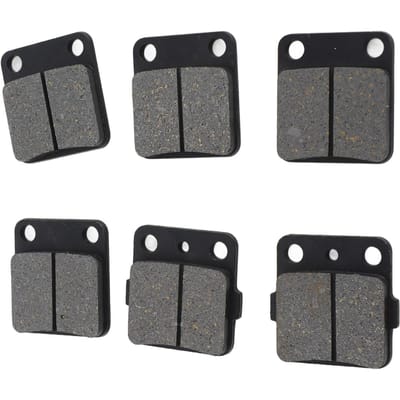 6 stuks Remblokkenset 1UY W0046 00 00 Metaal Voor en Achter Remblokken voor Warrior 350 YFM350 gray