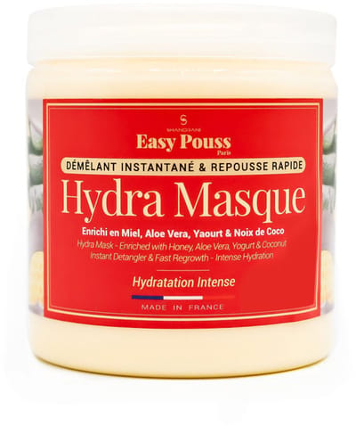 SHANDRANI Easy Pouss - Hydra Masque pour cheveux au yaourt et à l’aloe vera, 250ml