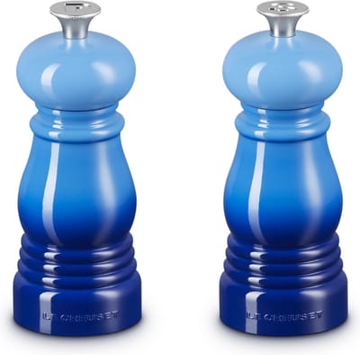 Le Creuset Mini Peper- en zoutset - Azure - 12 cm