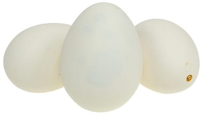 Ganzeneieren 8cm 10 stuks, 10 Stück