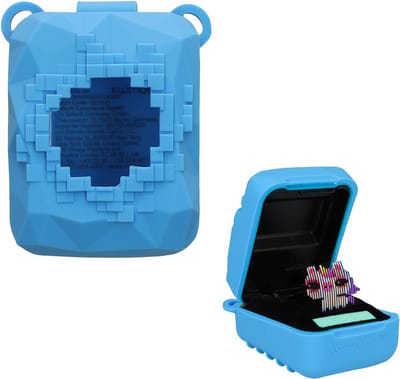 kwmobile Siliconenhoes voor Withings Bitzee Magical (2024) Interactive Toy - Siliconen beschermhoes voor digitaal huisdierspeelgoed - blauw