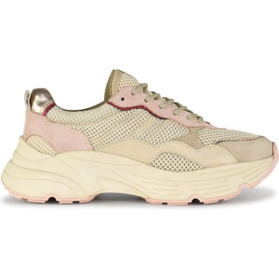 PS Poelman TOKIO - maat 36 - Dames Sneakers - Beige Multi