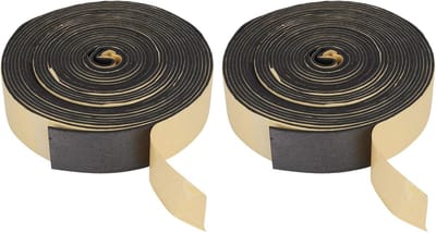 Isolatietape - Afichtingsband - Isoleren van leidingen - Zelfklevend rubber materiaal - 9.14m lengte 3mm dik - Zwart